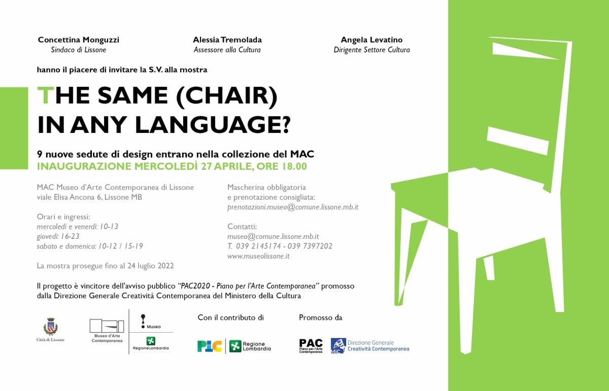 The same (chair) in any language?